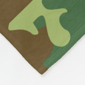 Camouflage Brown Fleece Blanket (Hoek)