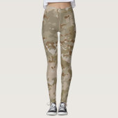 Camouflage | Bruin Camouflage Leggings (Voorkant)