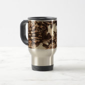 Camouflage Camo Acier Inoxydable Mug de voyage (Devant gauche)