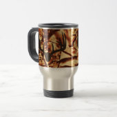 Camouflage Camo Antlers Acier Inoxydable Mug de vo (Devant gauche)