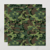 Camouflage Camo Green Brown Pattern (Voorkant / Achterkant)