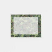 Camouflage Camo Green Brown Pattern Post-it® Notes (Voorkant)