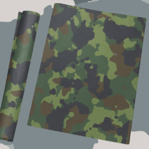 Camouflage Camo Groen Militair Bos Leger Cadeaupapier