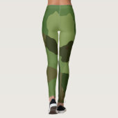 Camouflage Camo Leggings personnalisés (Dos)