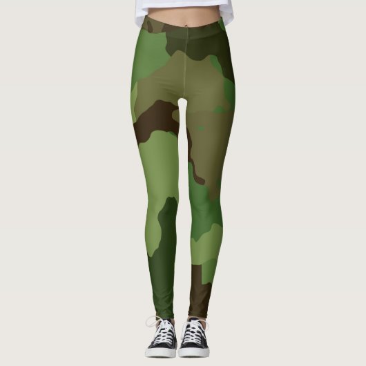Camouflage Camo Leggings personnalisés (Devant)