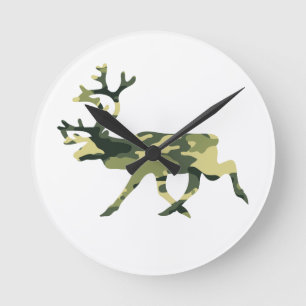 Camouflage/Camo Ronde Klok