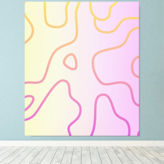 camouflage canvas afdruk (Insitu (Houten vloer))