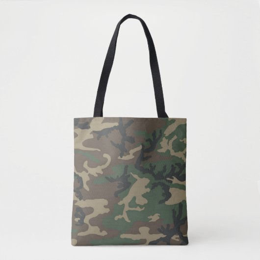 Camouflage Canvas tas (Voorkant)