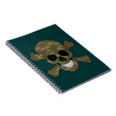 Camouflage Carnet Crâne Et Crossbones (Côté Droit)