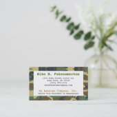 Camouflage / Carte de visite Camo (Debout devant)