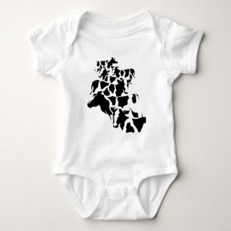 Camouflage cattle romper