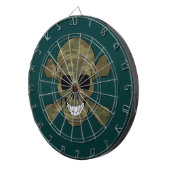 Camouflage Cible de flechettes Crâne et os croisés (Devant droit)