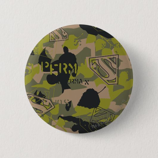 Camouflage Collage Ronde Button 5,7 Cm (Voorkant)