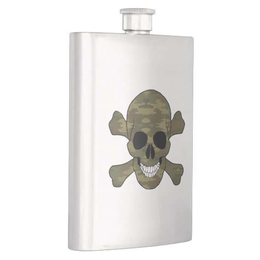 Camouflage Cull Skull en Crossbones Kolf Flacon (Rechts)
