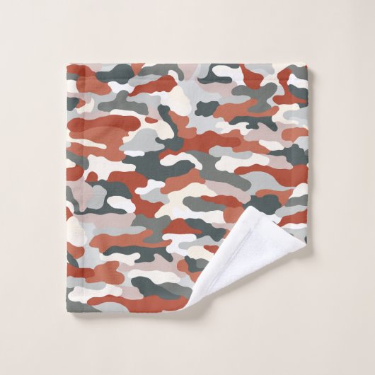 Camouflage d'automne (Gant de toilette)