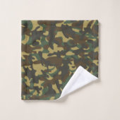 Camouflage de forêt (Gant de toilette)