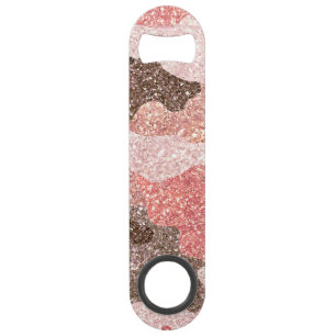 Camouflage de la Parties scintillant Rose Gold Cam