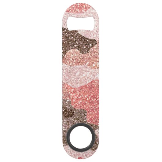 Camouflage de la Parties scintillant Rose Gold Cam (Dos)
