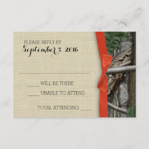 Camouflage de l'arbre et réponse de la cale orange