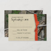 Camouflage de l'arbre et réponse de la cale orange (Devant / Derrière)