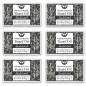 Camouflage de nuit Étiquettes d'huile de barbe ave (Devant)