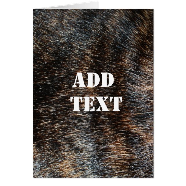 Camouflage de texture de fourrure (Devant)