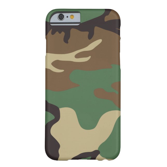 Camouflage de Woodland iPhone 6 coque (Dos)