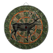 Camouflage Deer Hunter Dartbord (Voorkant)