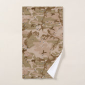 Camouflage Désert Avec Galets, Militaire, Armée (Serviette à main)