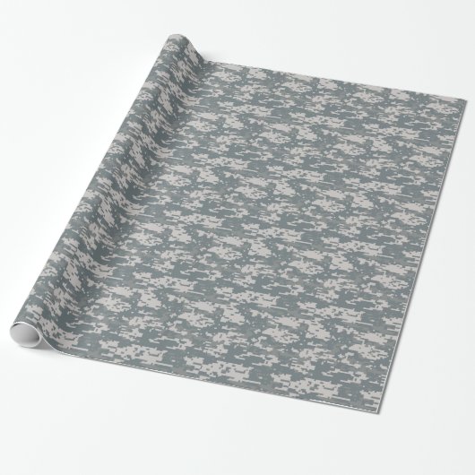 Camouflage Design Masculine Cadeaupapier (Uitgerold)