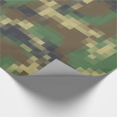 Camouflage digitale pixel cadeaupapier (Hoek)