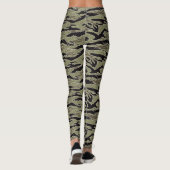 Camouflage d'olive Leggings pour femmes (Dos)