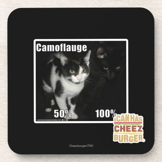 Camouflage Drankjes Onderzetter (Voorkant)