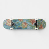 Camouflage en bloemen skateboard (Horizontaal)