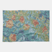 Camouflage en bloemen theedoek (Horizontaal)