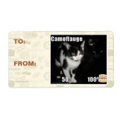 Camouflage Etiket (Voorkant)