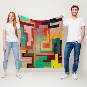 Camouflage Fleece Blanket Deken