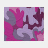 Camouflage fleece deken (Voorkant (Horizontaal))