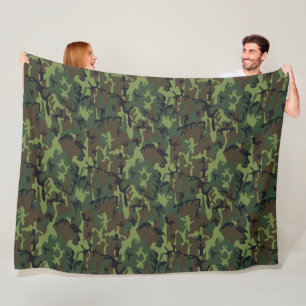 Camouflage Fleece Deken