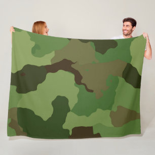 camouflage fleece deken