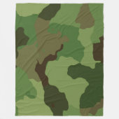 camouflage fleece deken (Voorkant)