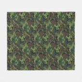 Camouflage Fleece Deken (Voorkant (Horizontaal))