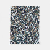 Camouflage Fleece Deken (Voorkant)