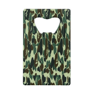 Camouflage Fles OpenCard Grootte Kredietkaart Flessenopener