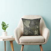 Camouflage foncé Grunge Jeter Oreiller (Chaise)