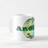 Camouflage Gepersonaliseerde Slecht Koffiemok (Voorkant links)