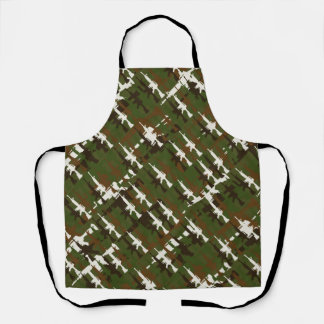 Camouflage geweer militaire stijl cool Pistool pat Schort