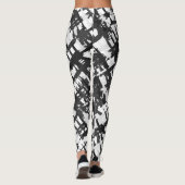 Camouflage geweren militaire stijl Pistool wit cam Leggings (Achterkant)