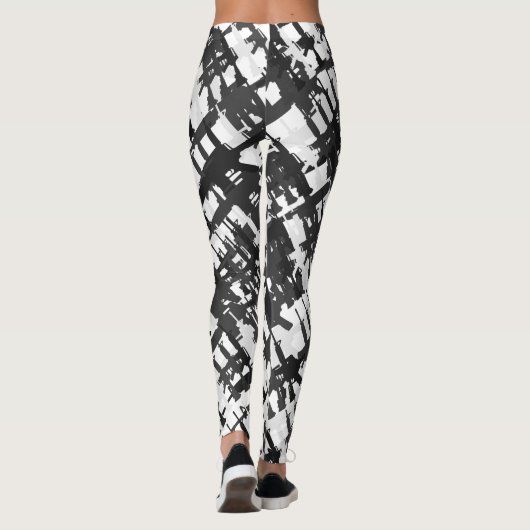 Camouflage geweren militaire stijl Pistool wit cam Leggings (Achterkant)