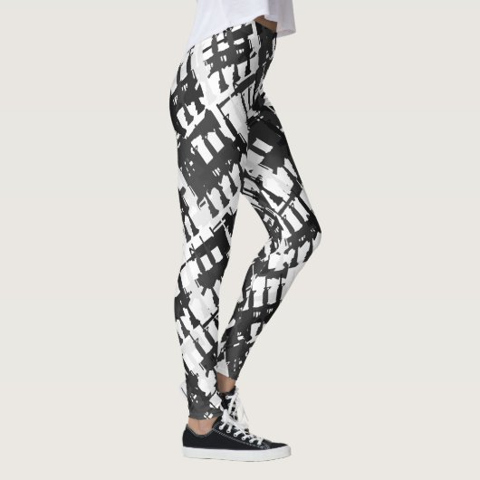 Camouflage geweren militaire stijl Pistool wit cam Leggings (Rechts)